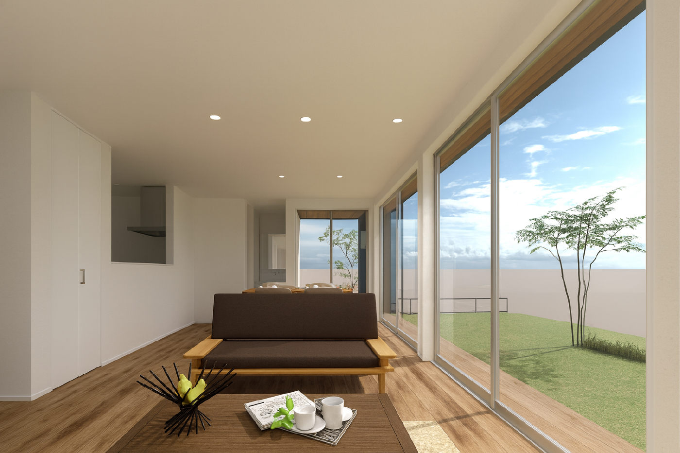 家族が自然に集まる！
無駄のない動線で実現した開放感あふれる住まい