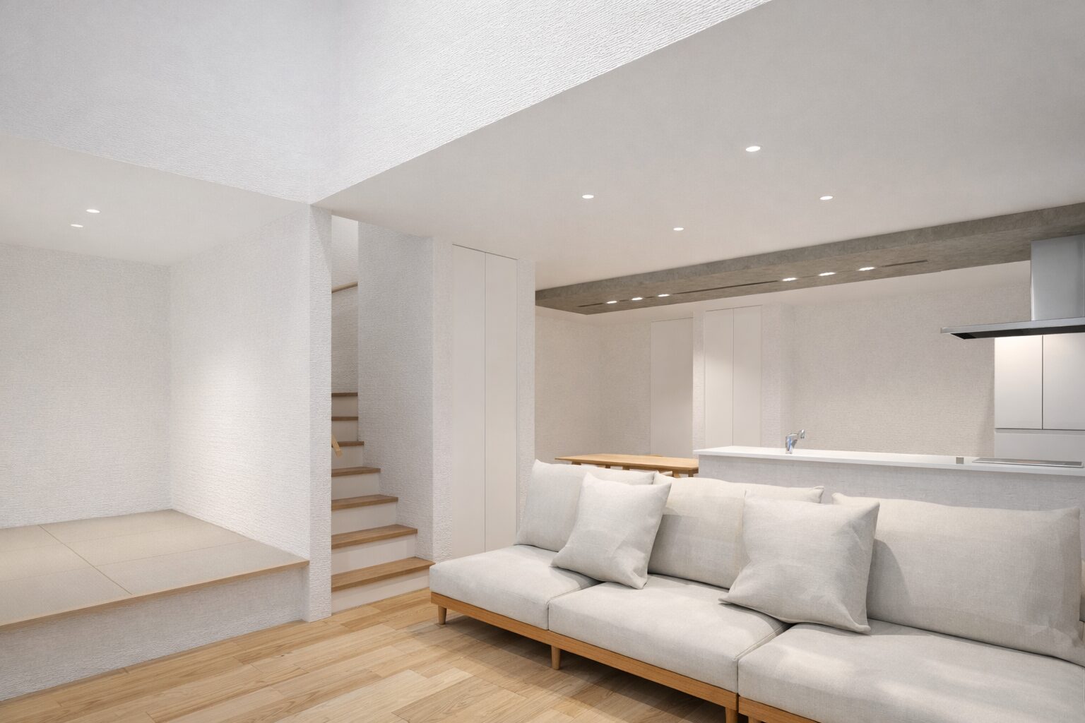 洗練されたグレーモダンの家