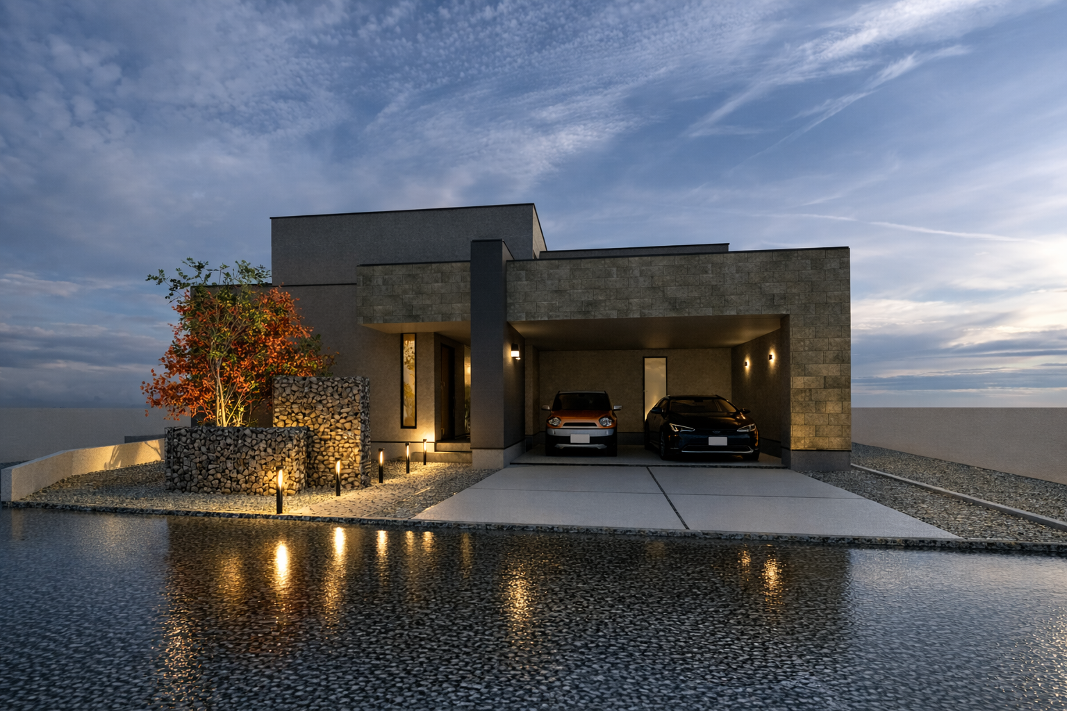 【完成見学会】「平屋」の趣と、「中庭」の自由。