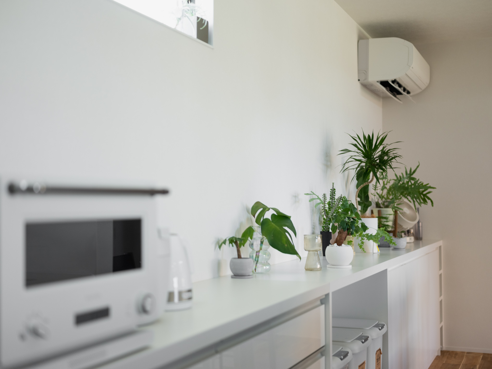 キッチンから家族全員が見渡せる大空間LDK