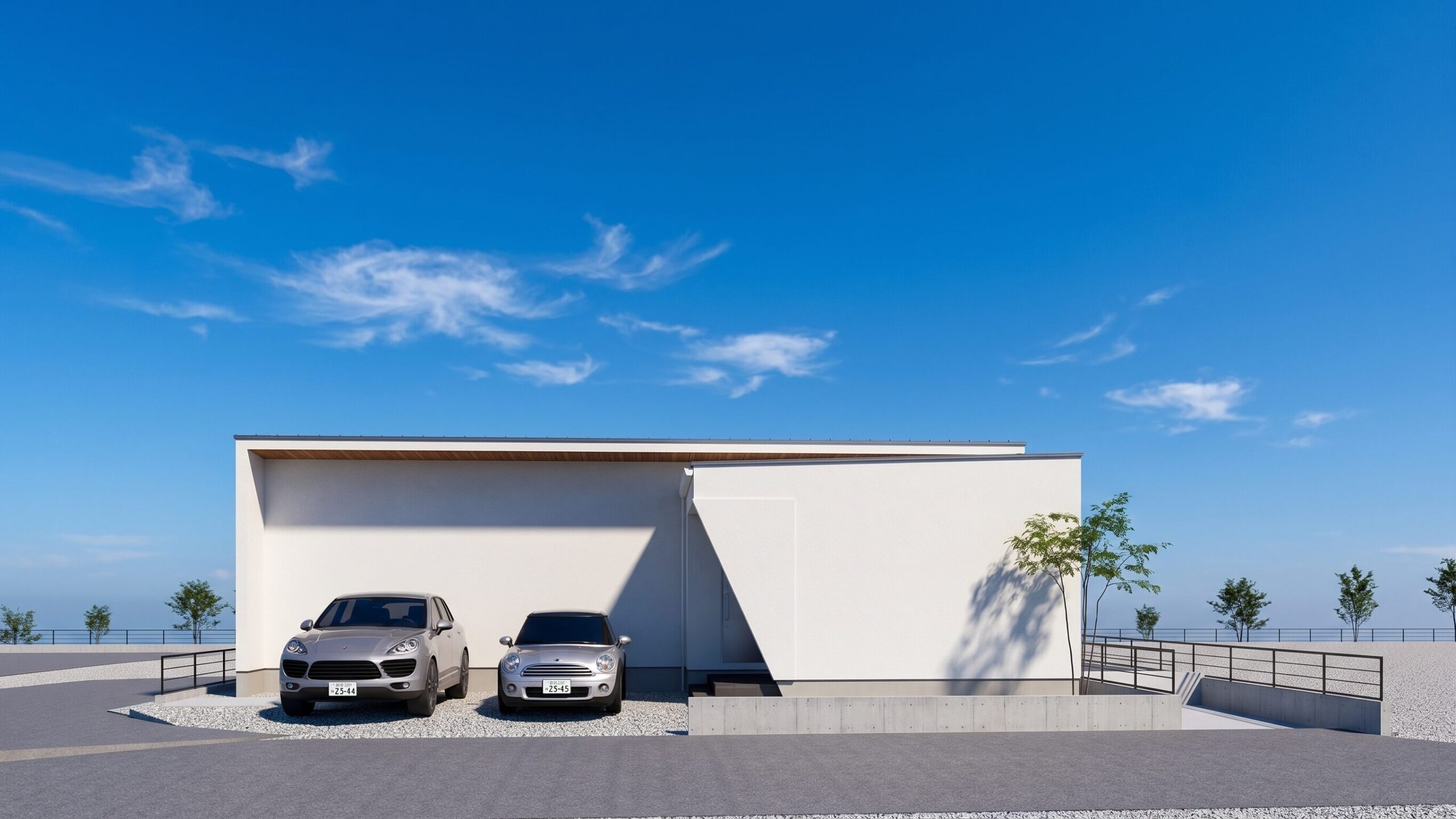 【佐賀初】「魅せる白」か、「極める黒」か。真逆の個性を一度に体感する平屋2棟同時ツアー