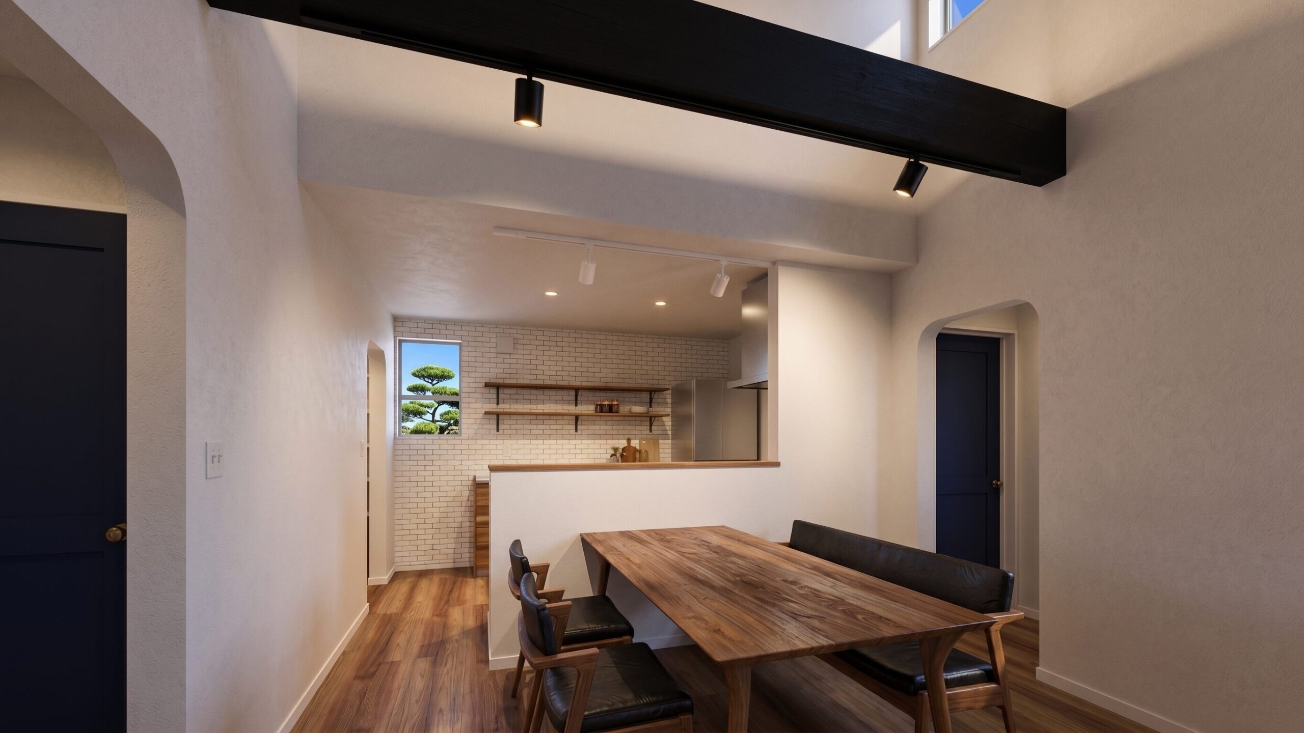 光と風が通り抜ける「カリフォルニア」の家