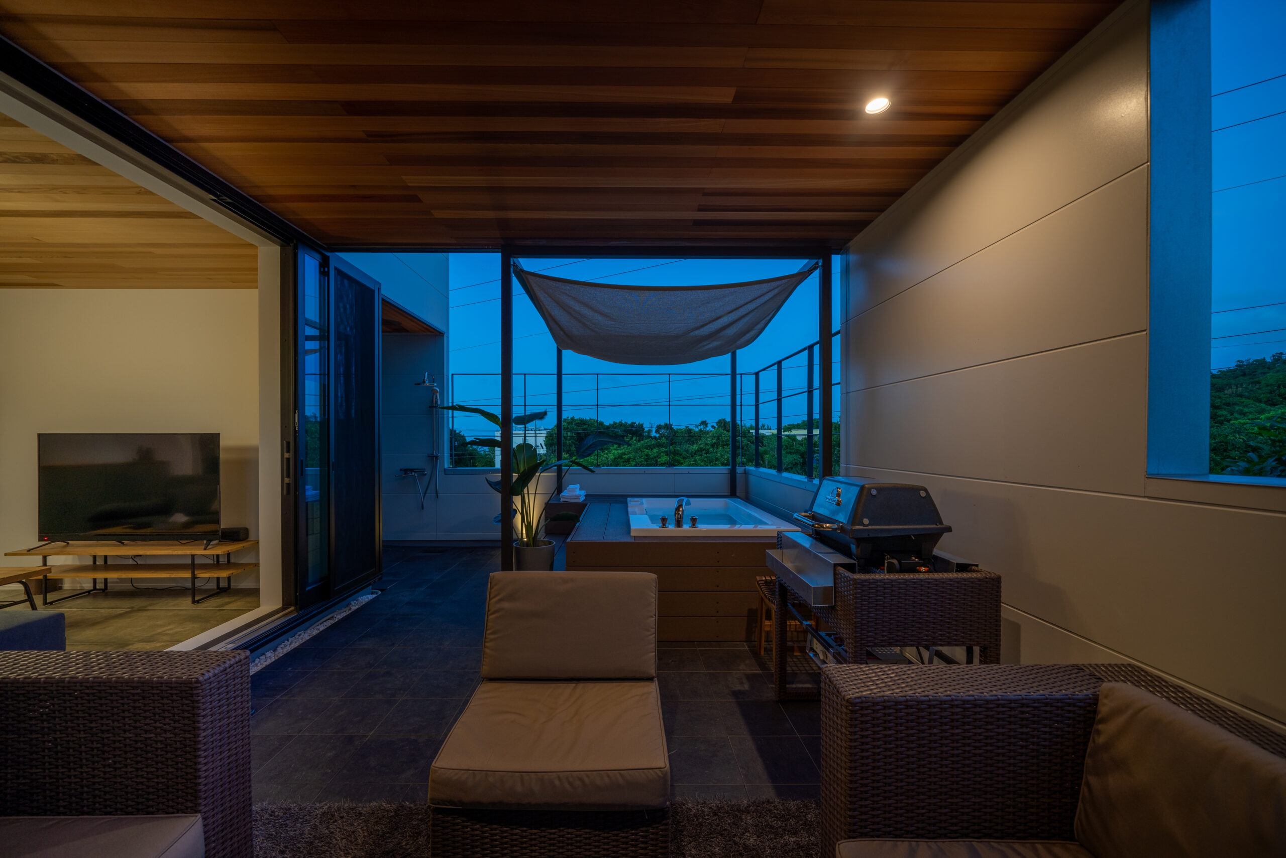 エレガントな休日を満喫できるプライベートを確保したヴィラ