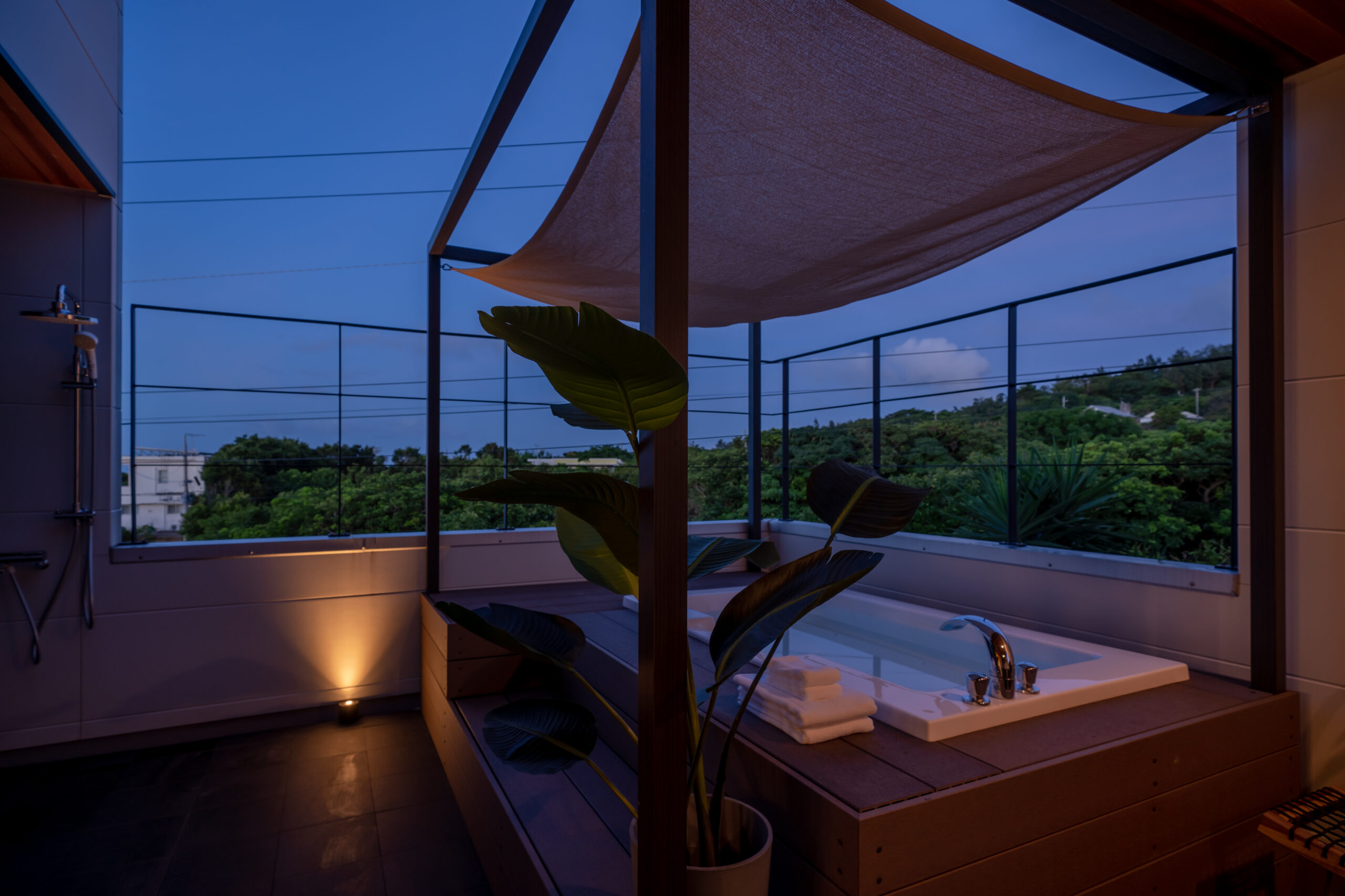 エレガントな休日を満喫できるプライベートを確保したヴィラ