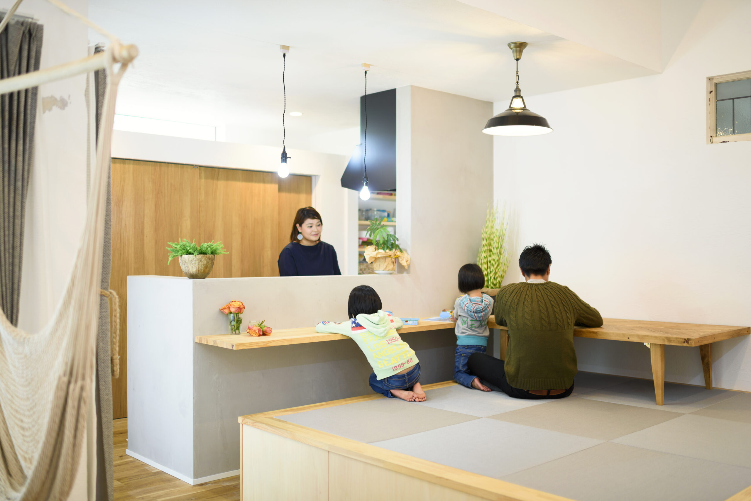 家族と団らんひとときを楽しむこだわり空間