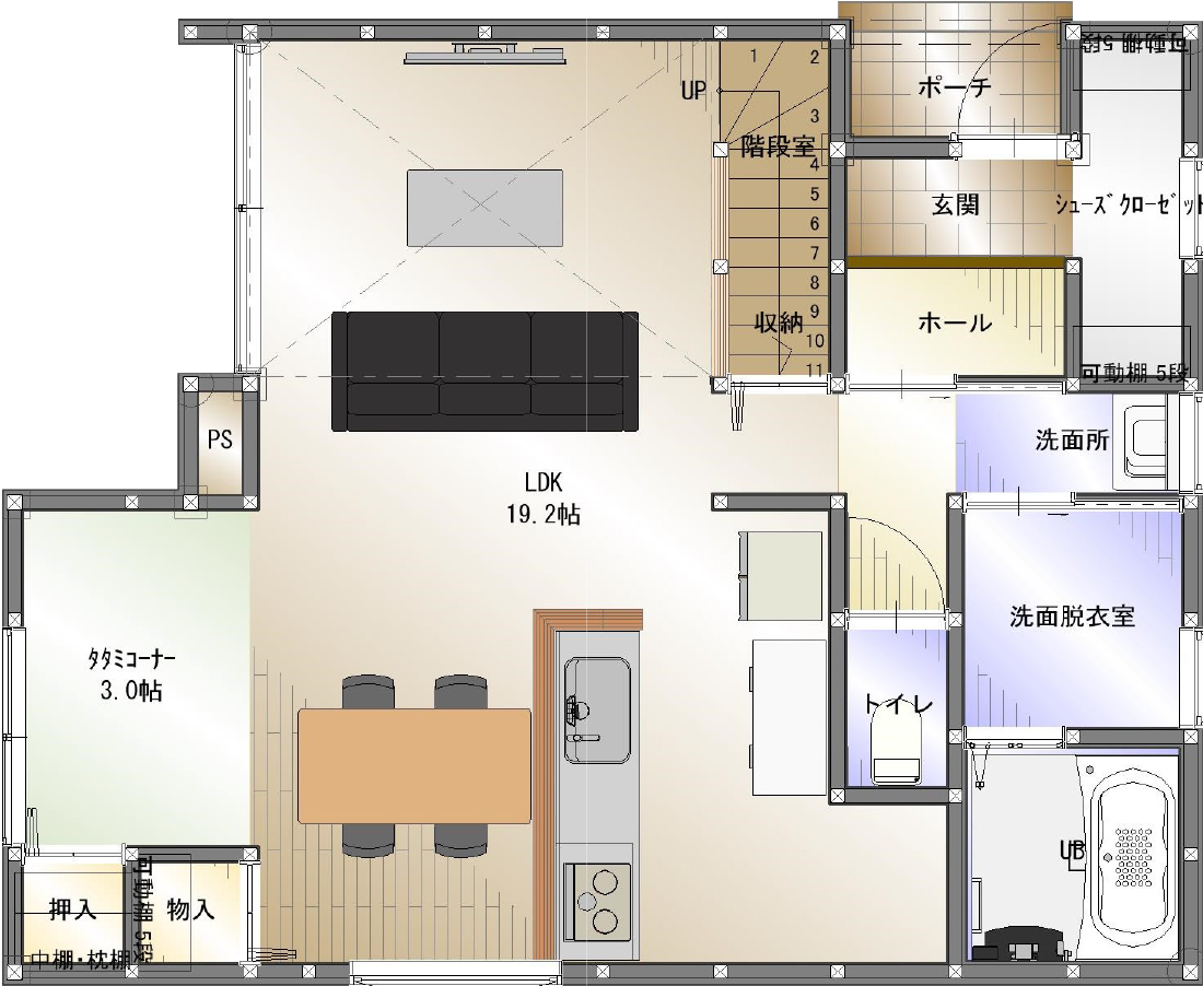 北区清水新地1号地建売