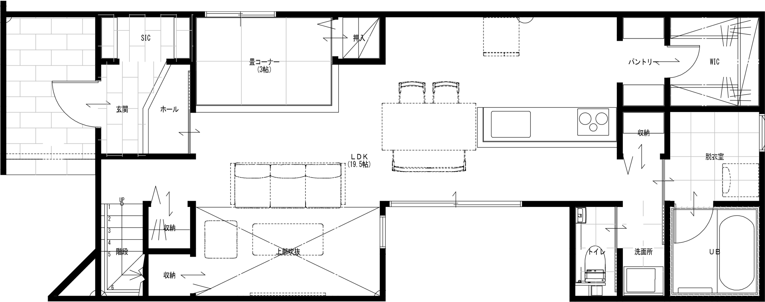 北区龍田6丁目１号地建売