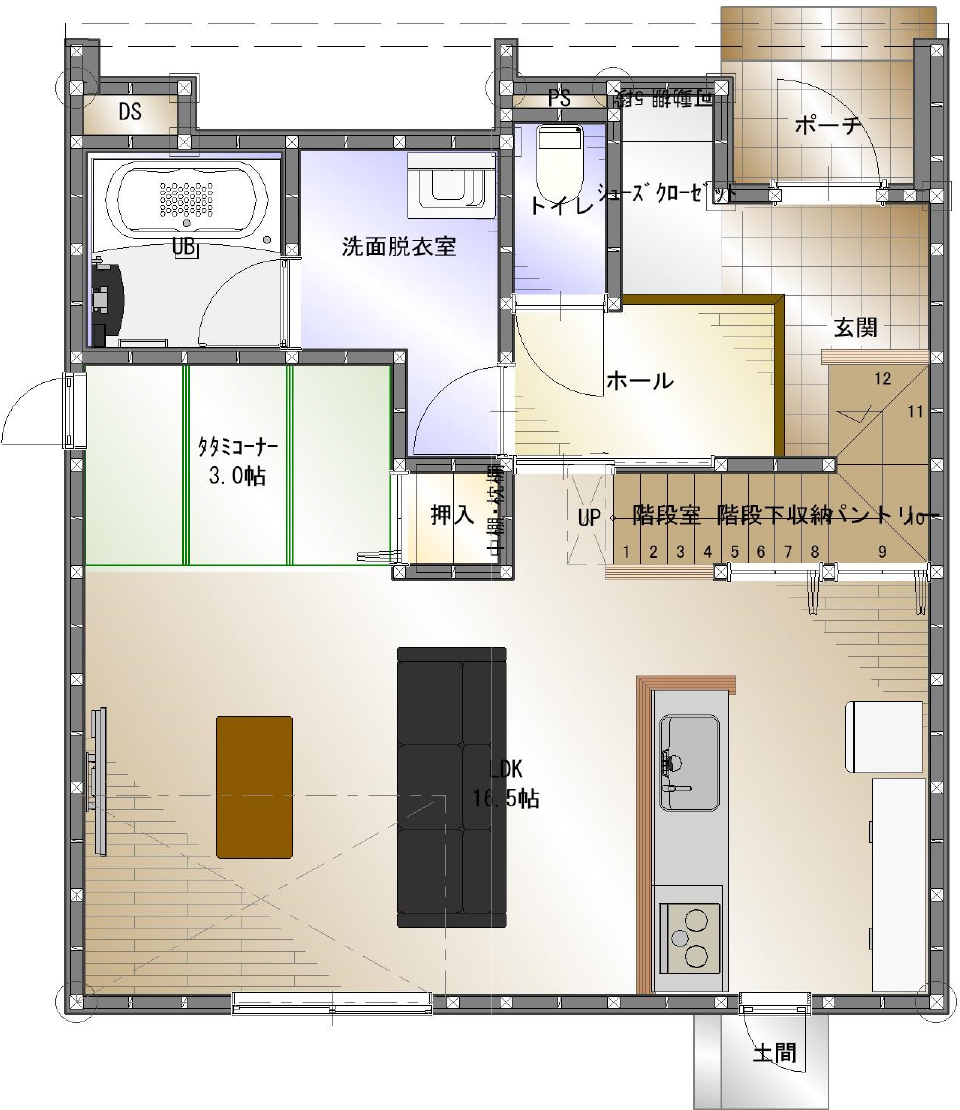 鶴羽田Ⅱ-7号地建売