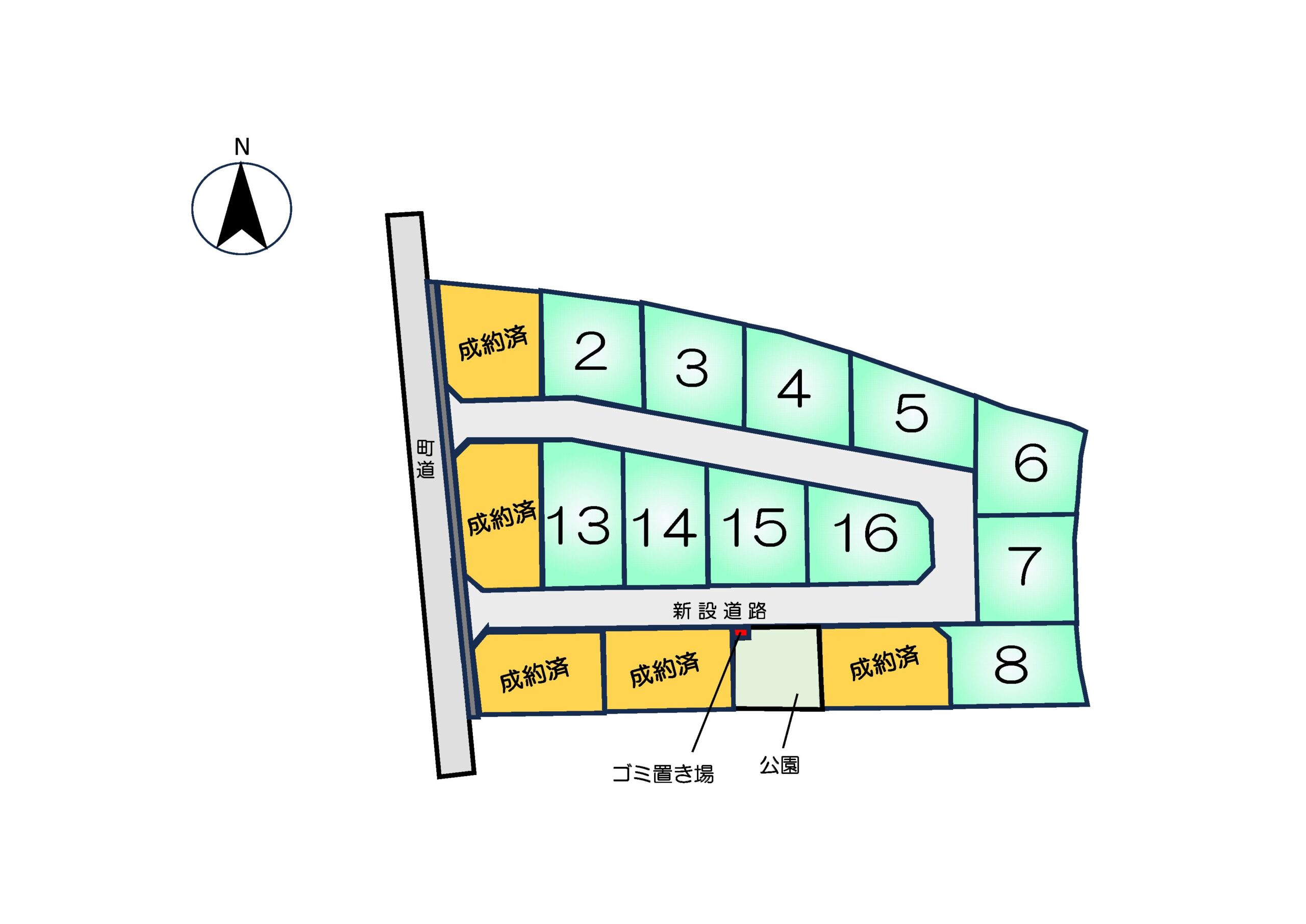 菊陽町久保田　 建築条件付土地　8号地