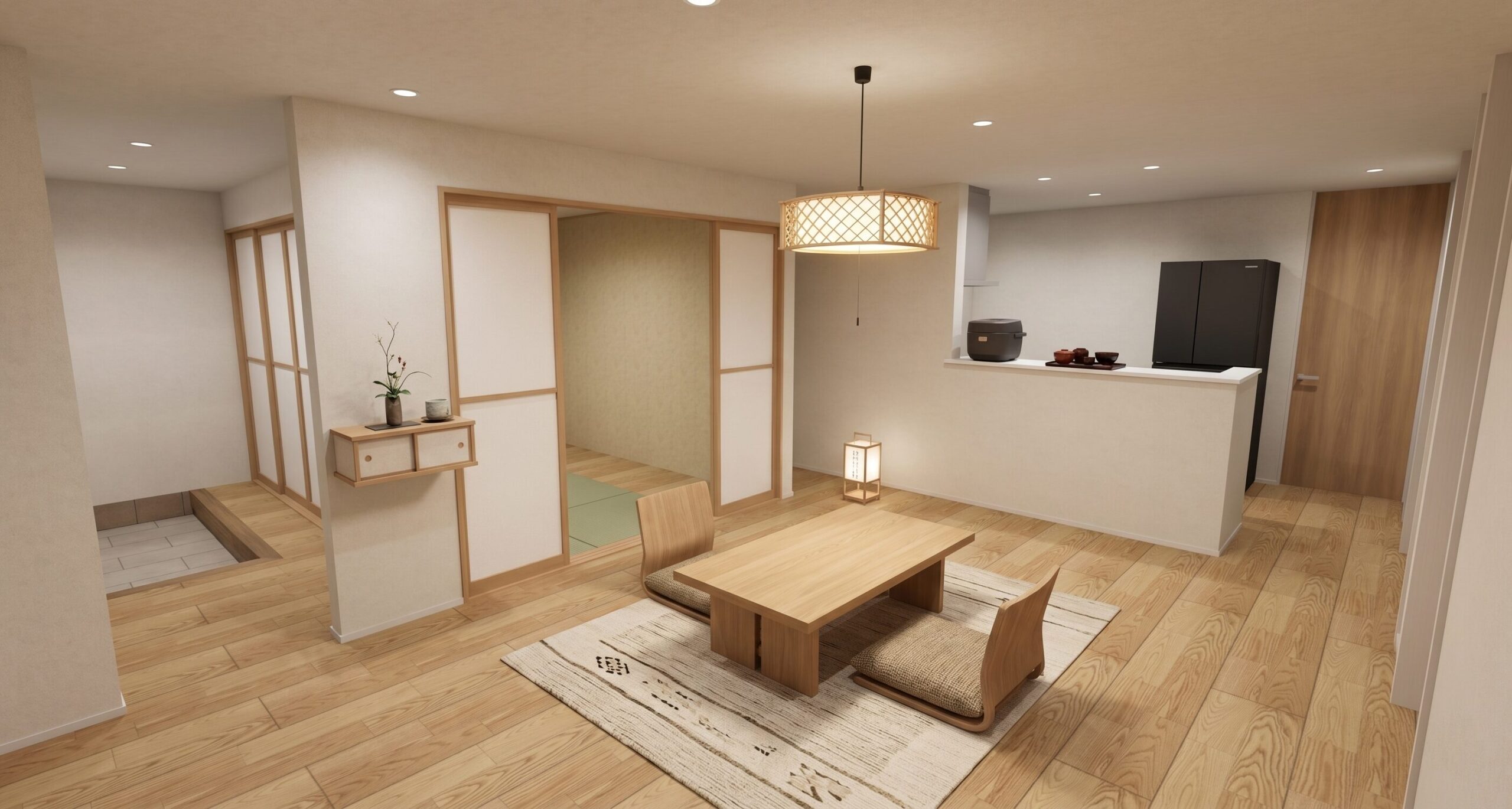 1階と2階、それぞれにこだわり抜いた内装仕様