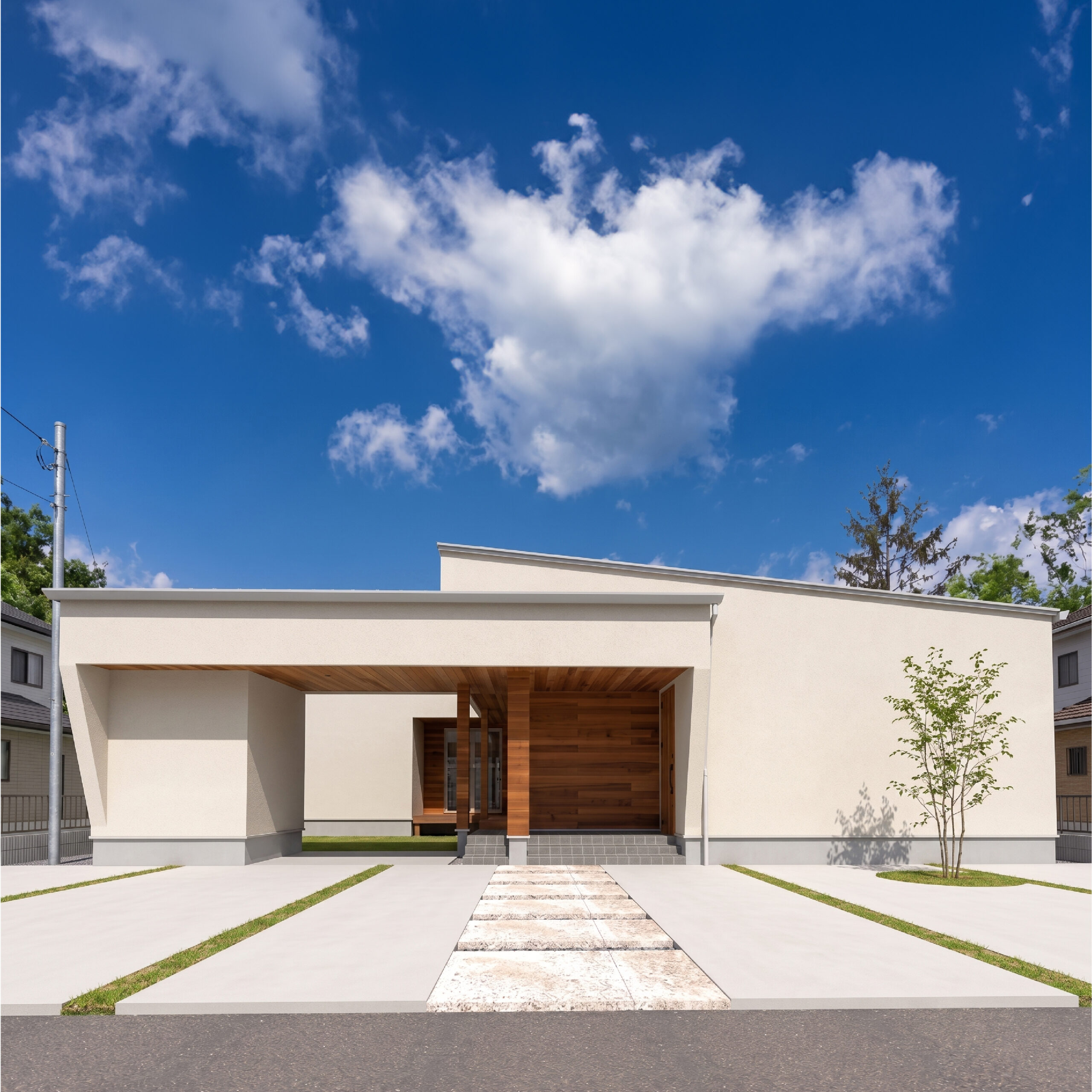 ☆特別建物価格1,990万円☆ガレージ＆中庭のある平屋モニターキャンペーン！