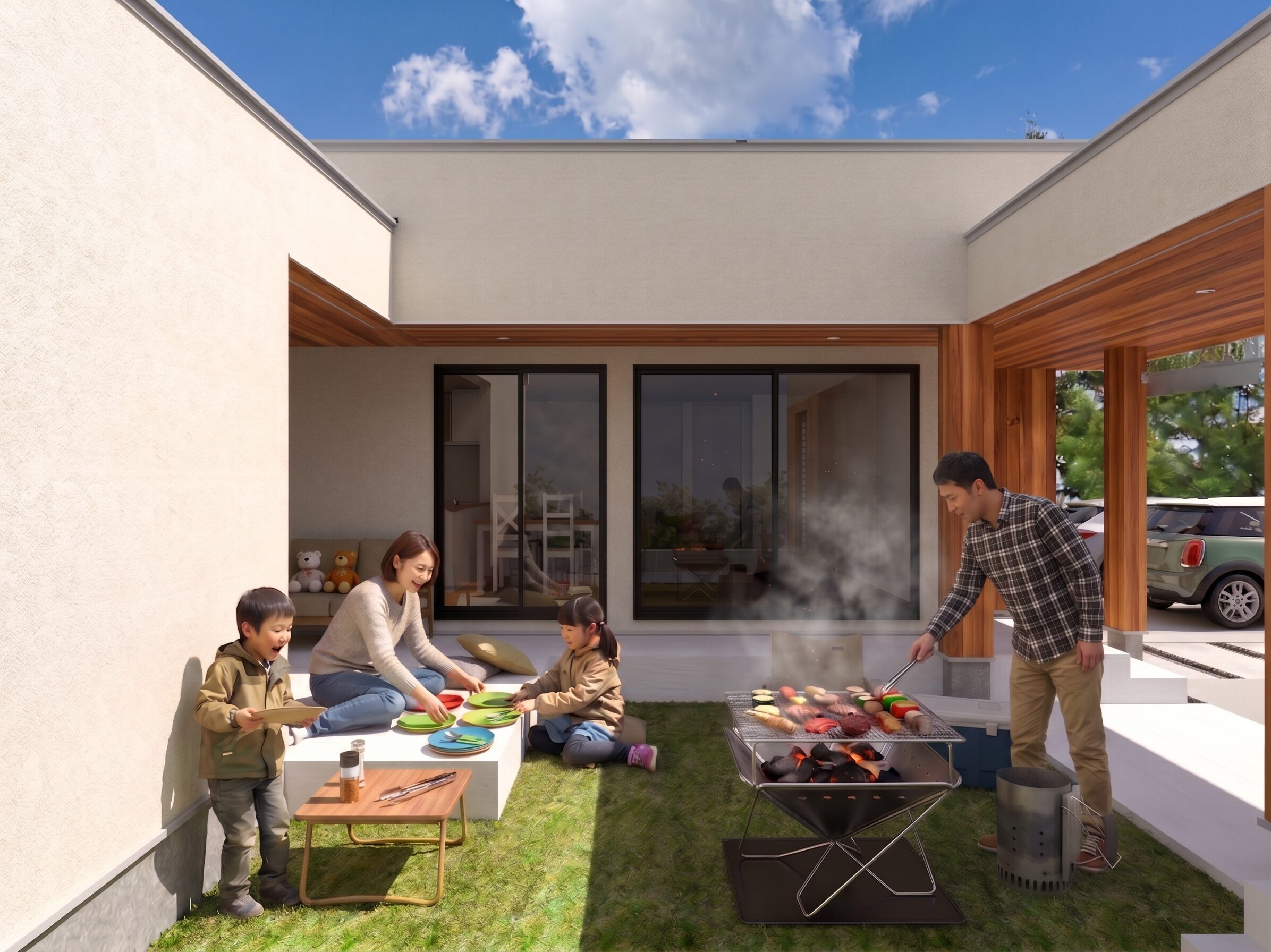 ☆特別建物価格1,990万円☆ガレージ＆中庭のある平屋モニターキャンペーン！