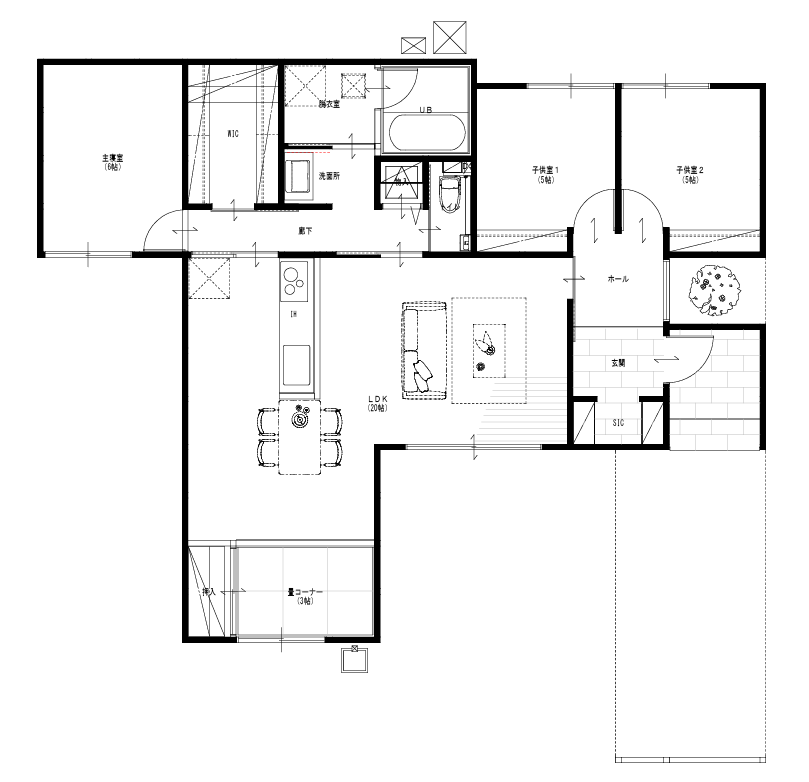 本庄町鹿子建売1号地建売