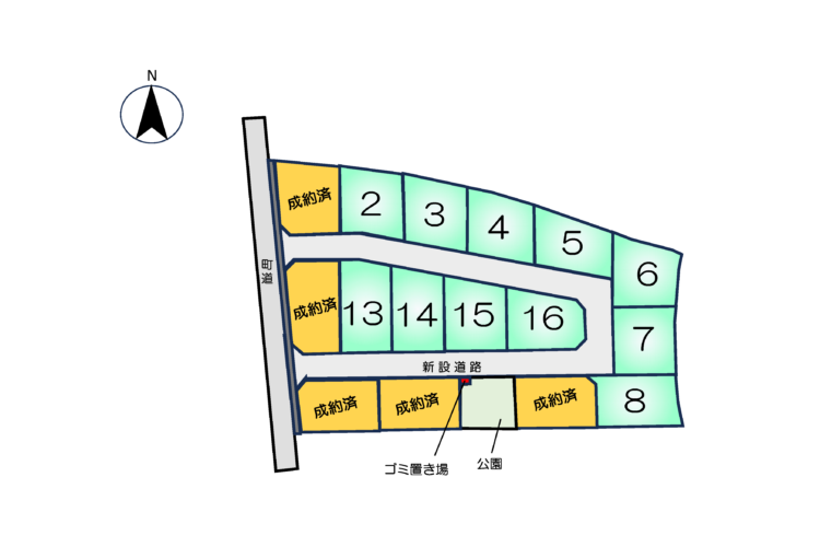 菊陽町久保田　 建築条件付土地　6号地