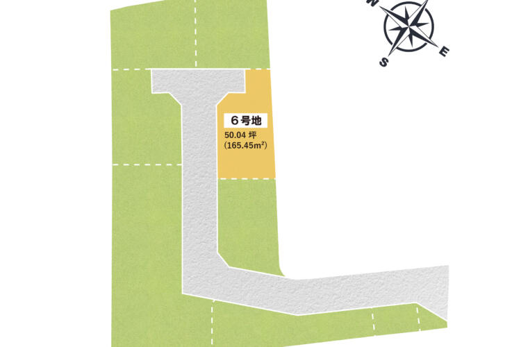 東区長嶺東3丁目建築条件付土地　6号地